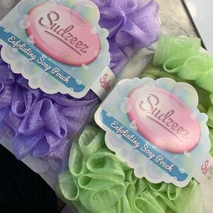Sudzeez Exfoliating Soap Pouch (set of 2)